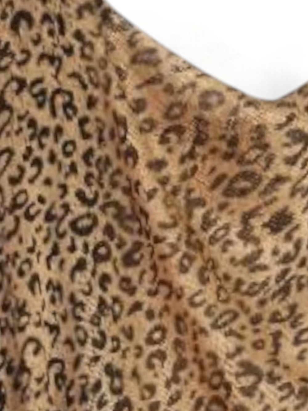 💐      CHEETAH PRINT FRINGE KIMONO COVER-UP NWOT - Picture 5 of 6